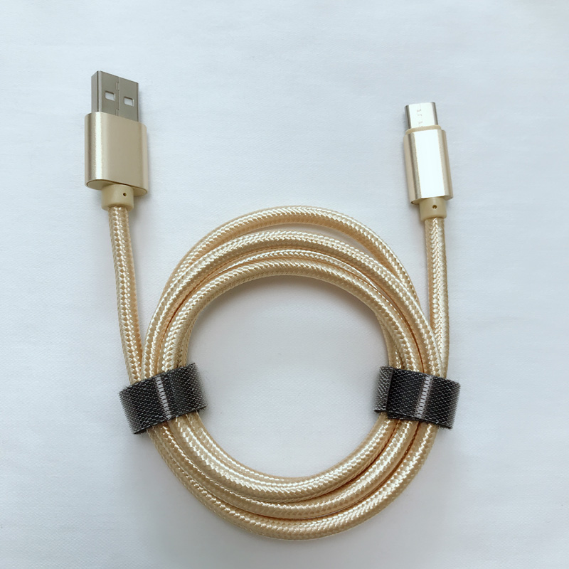 Хорошая цена Плетеная быстрая зарядка Круглый алюминиевый корпус USB-кабель для передачи данных для микро-USB, тип C, iPhone заряд молнии и синхронизация